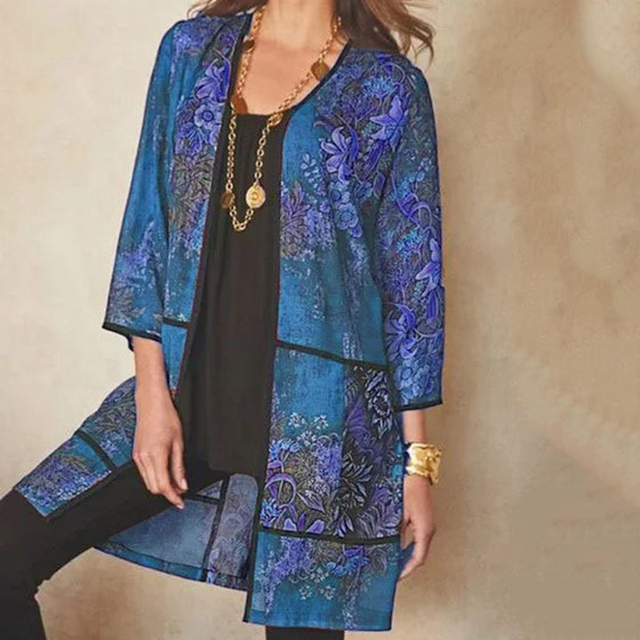 Mirla | Stilig Uv-skydd Tryck Solskydd Skjorta Blus-Eva Jonsson