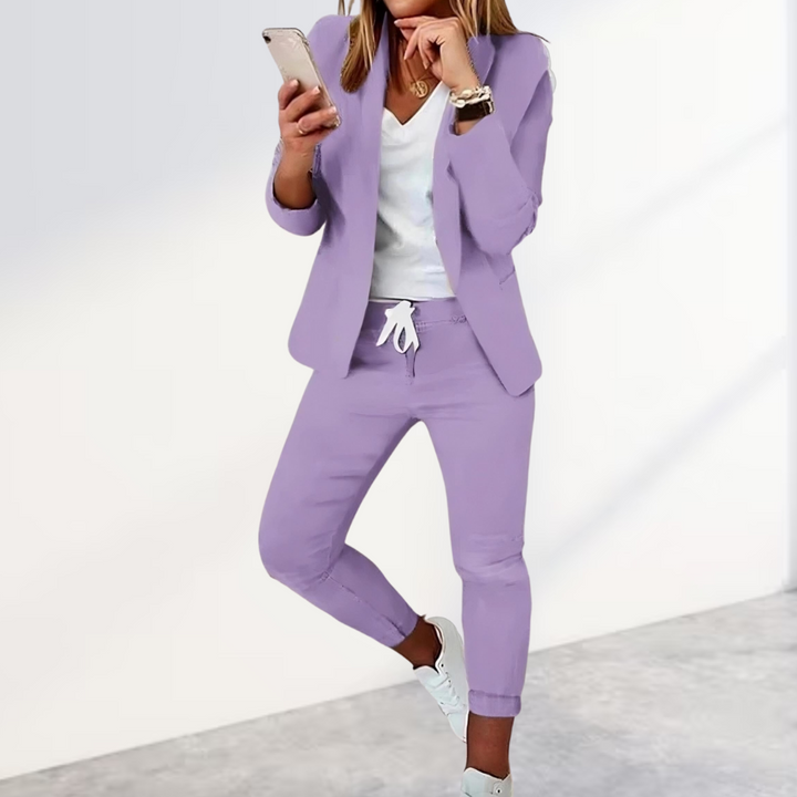 Mirla | Stilig blazer- & byxset-Eva Jonsson