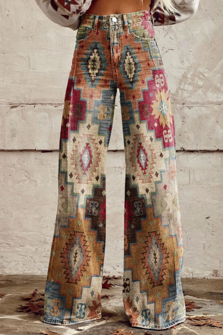 Mirla | Stiliga Jeans I Boho-Stil för Kvinnor-Eva Jonsson