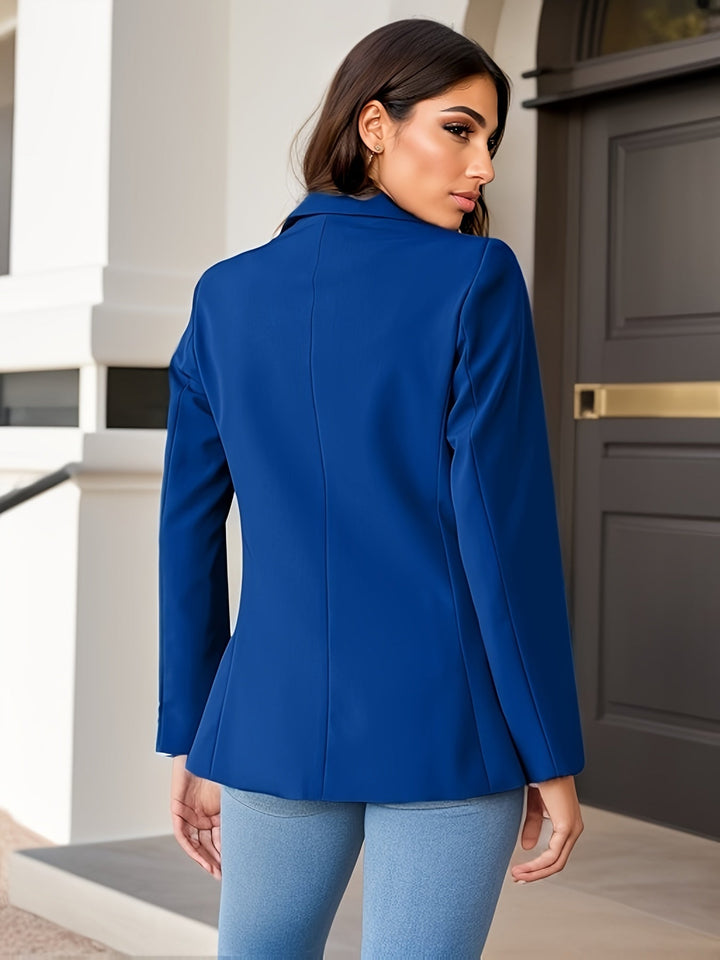Mirla | Stiliga höstklassiska businessblazers med sidfickor för kvinnor-Eva Jonsson