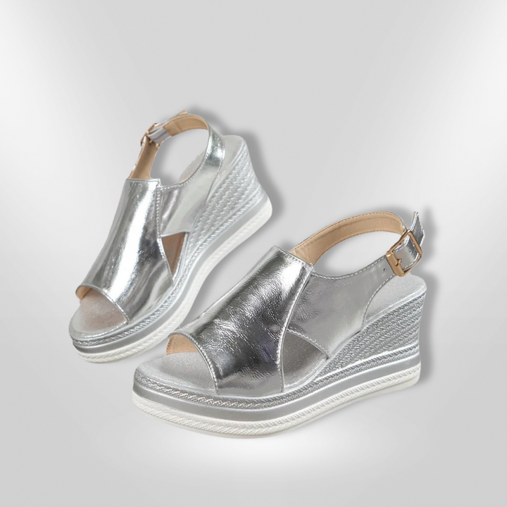 Mirla | Stiliga kedje-wedge-sandaler-Eva Jonsson