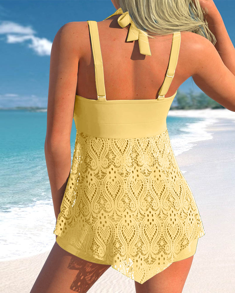 Mirla | Stiligt Tankini-set - Flertande & Högkvalitativt Material-Eva Jonsson