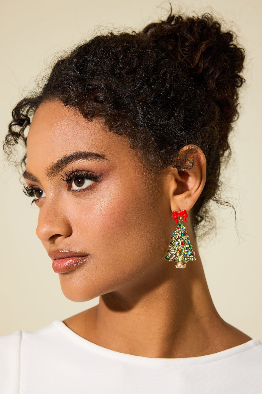 Eva Jonsson | Strass Julgranform Örhängen-Eva Jonsson