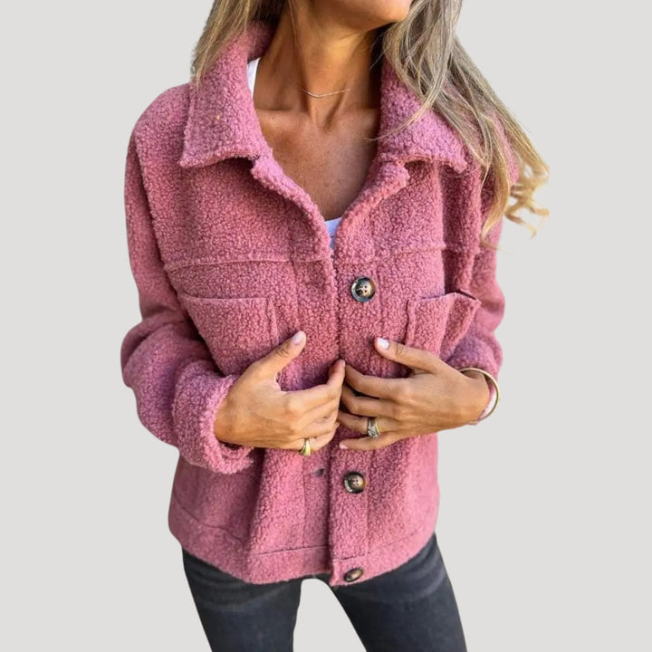 Mirla | Teddy-Fleecejacka - Modeinspirerad Sherpa-Jacka för Vardag och Fritid-Eva Jonsson