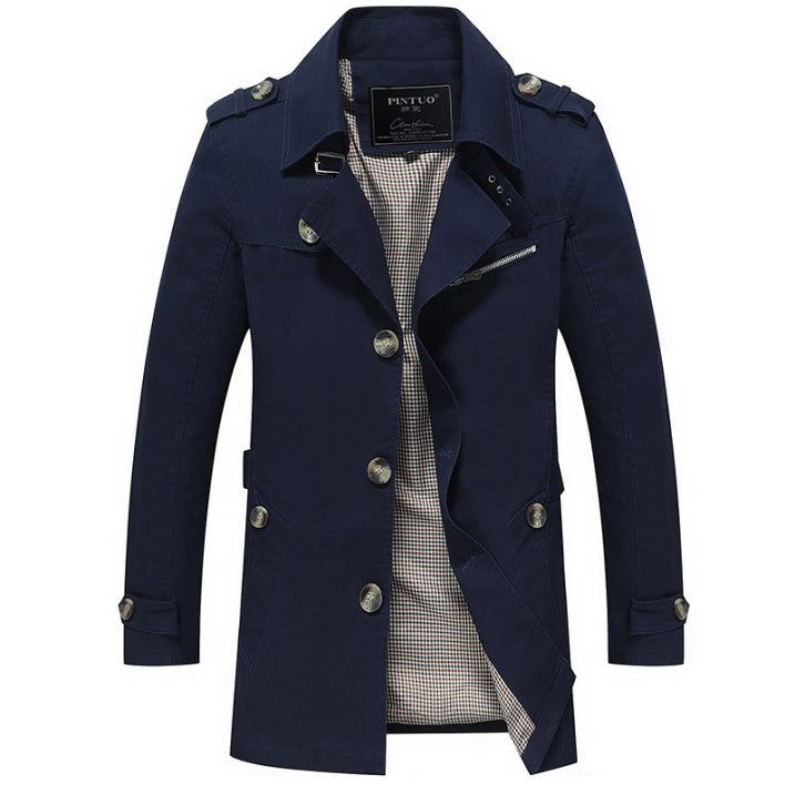Mirla | Trenchcoat för herr - Stilfullt skydd-Eva Jonsson