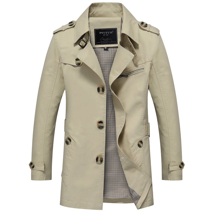 Mirla | Trenchcoat för herr - Stilfullt skydd-Eva Jonsson