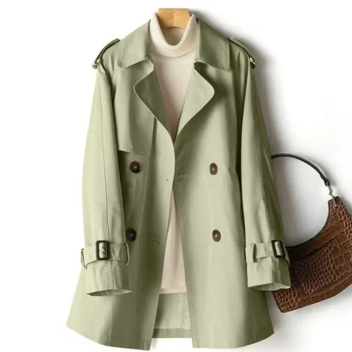 Mirla | Trenchcoat med Dubbel Knapprad-Eva Jonsson