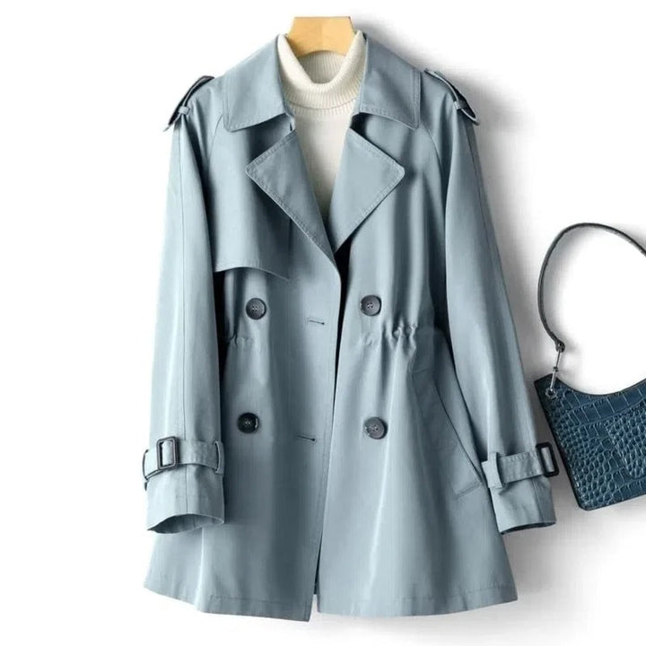 Mirla | Trenchcoat med Dubbel Knapprad-Eva Jonsson