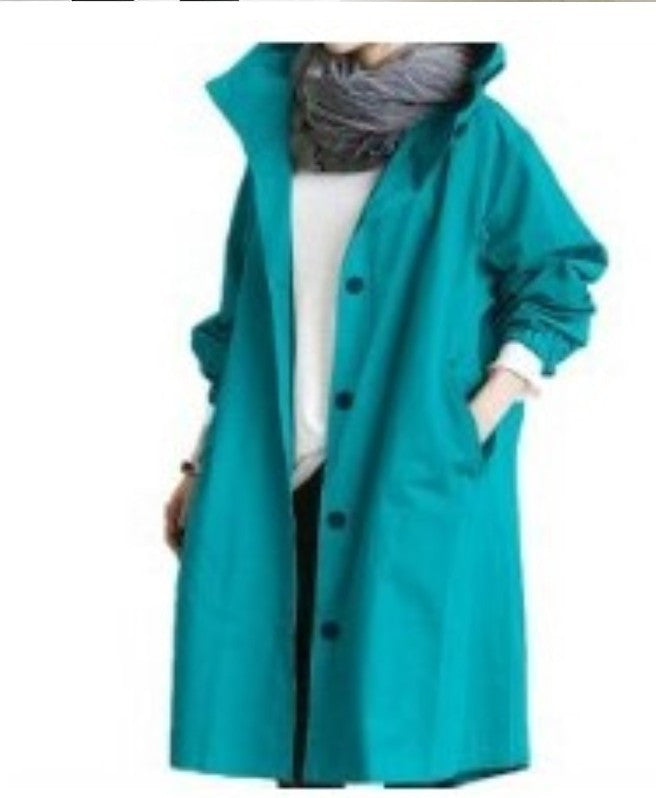 Mirla | Trenchcoat med huva-Eva Jonsson