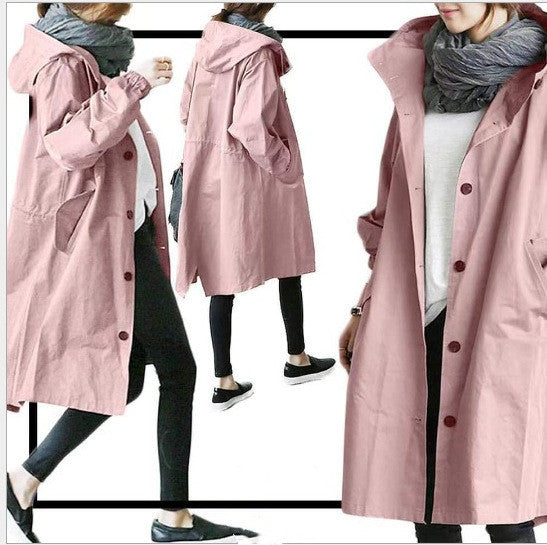 Mirla | Trenchcoat med huva-Eva Jonsson