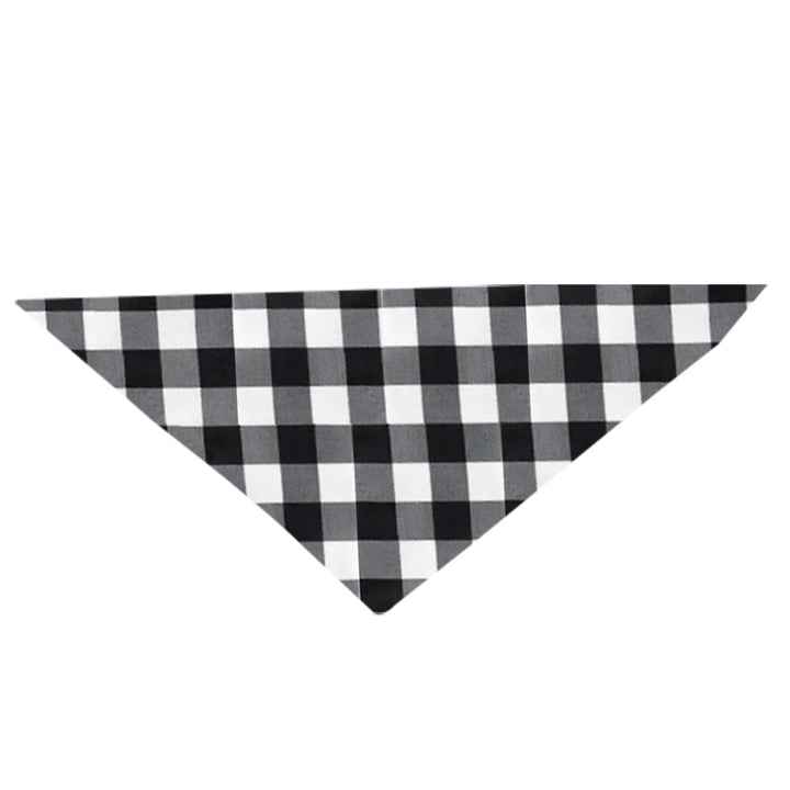 Eva Jonsson | Tro Par Julpyjamas-Set - Svart Topp Svarta och Vita Rutiga Byxor Vita Textgrafik-Eva Jonsson