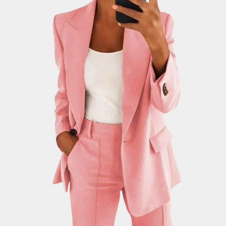 Mirla | Tvådelad blazer och byxor set för damer-Eva Jonsson