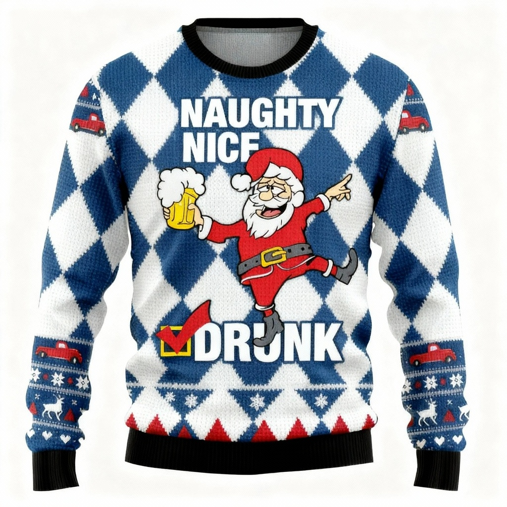 Mirla | Ugly Christmas Sweater Party 2025 Funny Santa Design Edition-Eva Jonsson