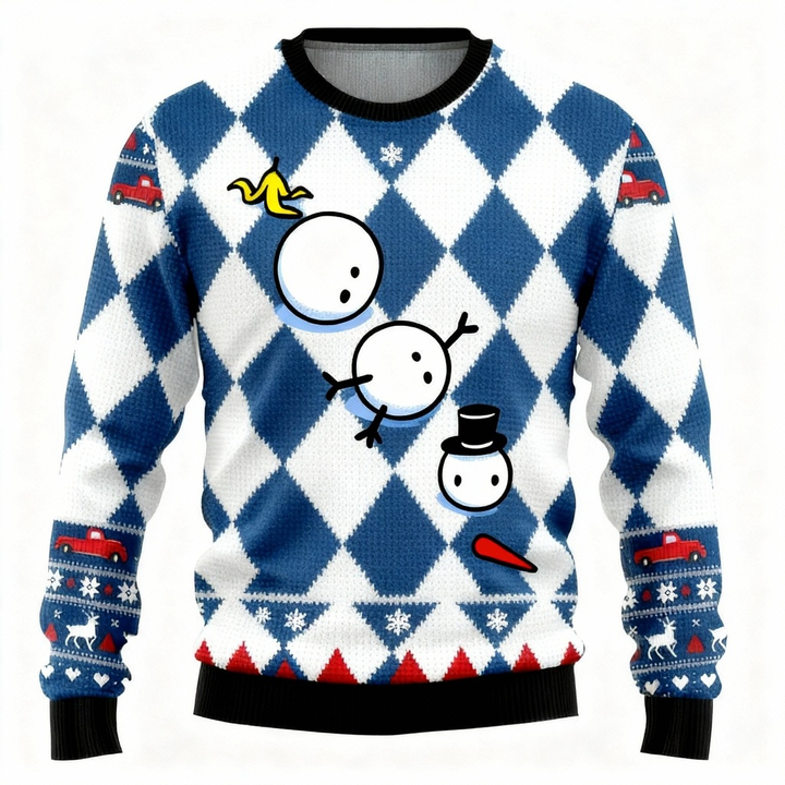 Mirla | Ugly Christmas Sweater Party 2025 Playful Snowman Edition-Eva Jonsson