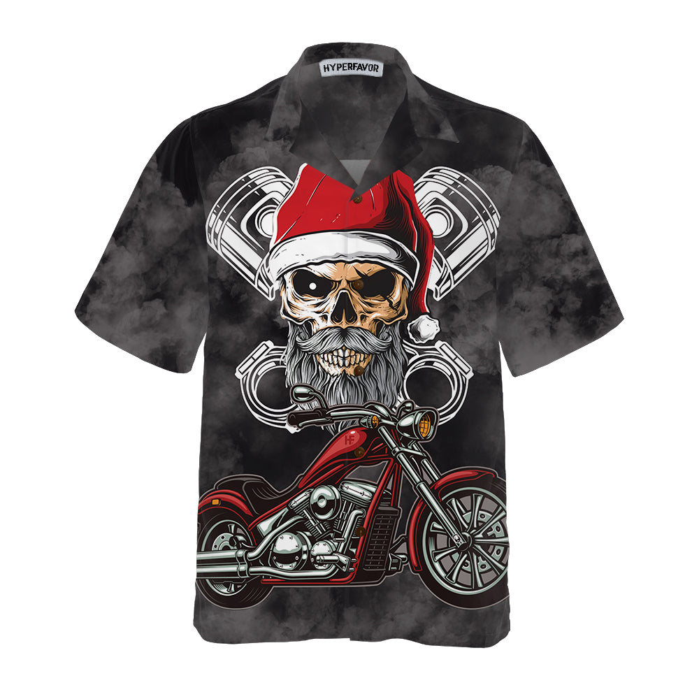 Mirla | Underskatta Aldrig En Gammal Man med En Motorcykel Jul Hawaiian T-Shirt Bästa Motorcykelgåvor Till Jul-Eva Jonsson