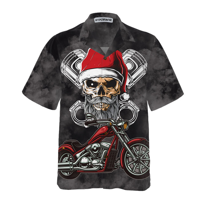 Mirla | Underskatta Aldrig En Gammal Man med En Motorcykel Jul Hawaiian T-Shirt Bästa Motorcykelgåvor Till Jul-Eva Jonsson