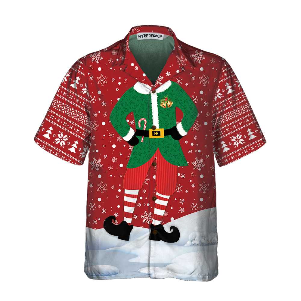 Mirla | Unik Jul-Alvdräkt Design Hawaiian Skjorta Rolig Alf Julskjorta Bästa Julklapp Idé-Eva Jonsson