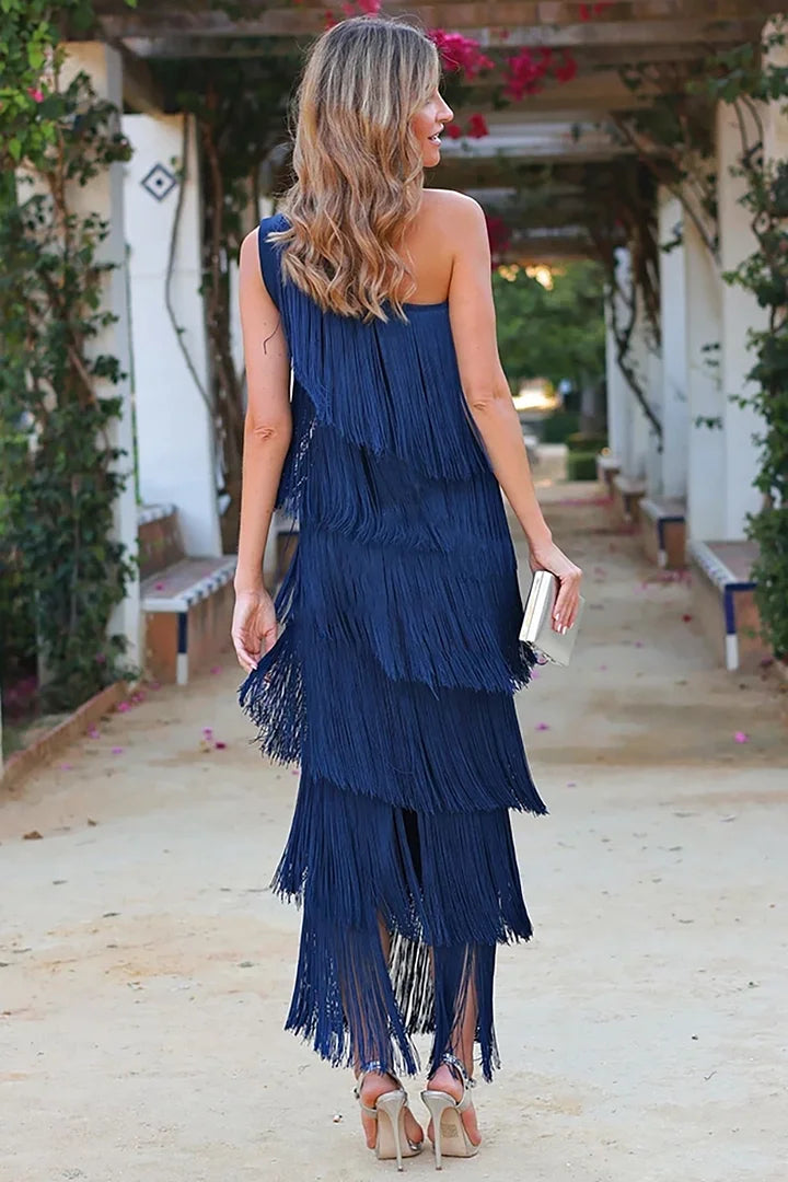 Mirla | Unik elegans Off-The-Shoulder klänning-Eva Jonsson