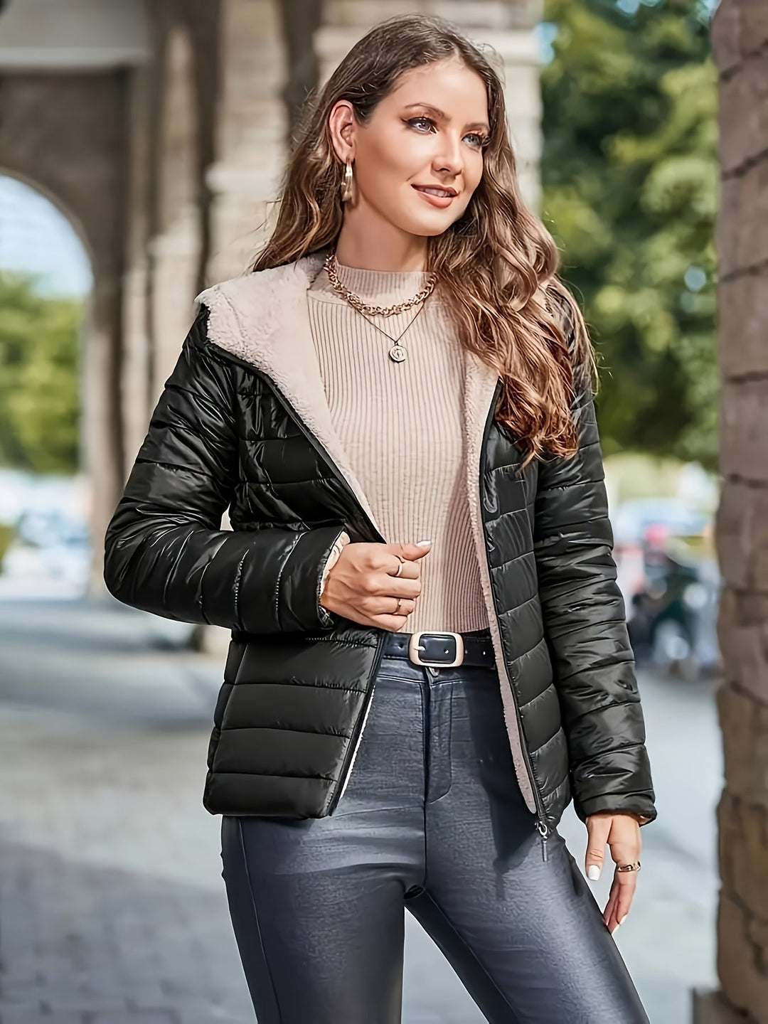 Mirla | Varm Fodrad Hoodie-Jacka-Eva Jonsson