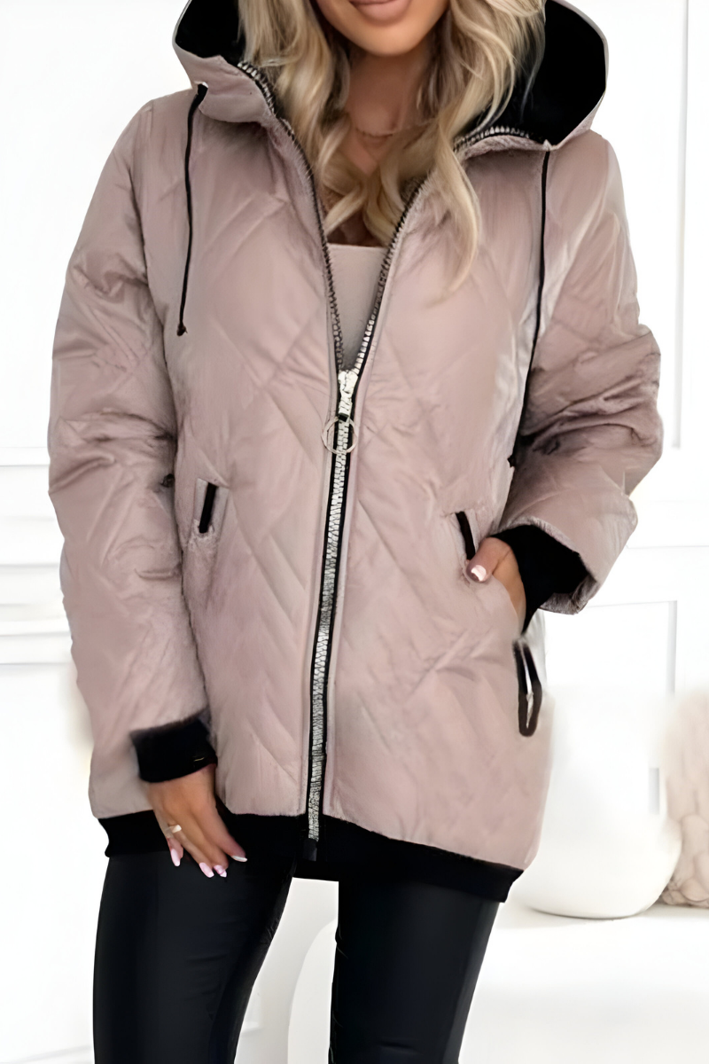 Mirla | Varm lätt quiltad jacka-Eva Jonsson