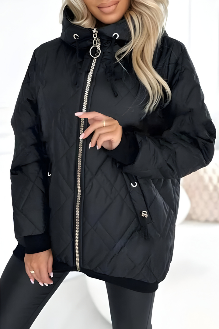 Mirla | Varm lätt quiltad jacka-Eva Jonsson