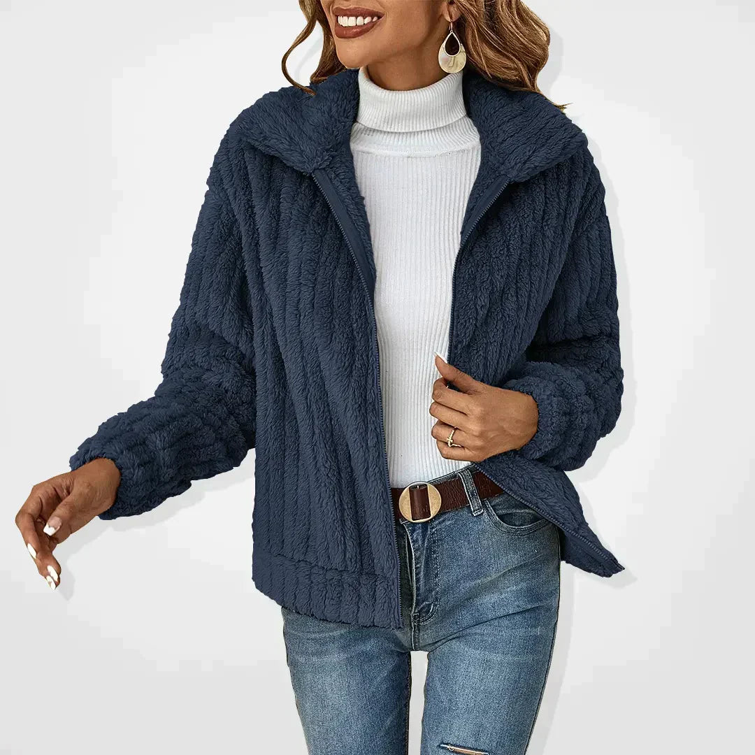 Mirla | Väst med Teddyfleece-Eva Jonsson