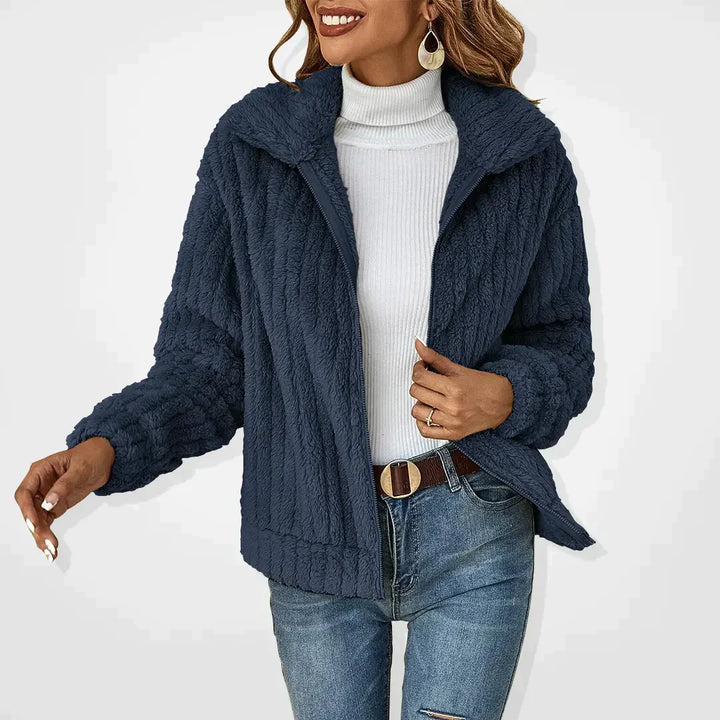 Mirla | Väst med Teddyfleece-Eva Jonsson