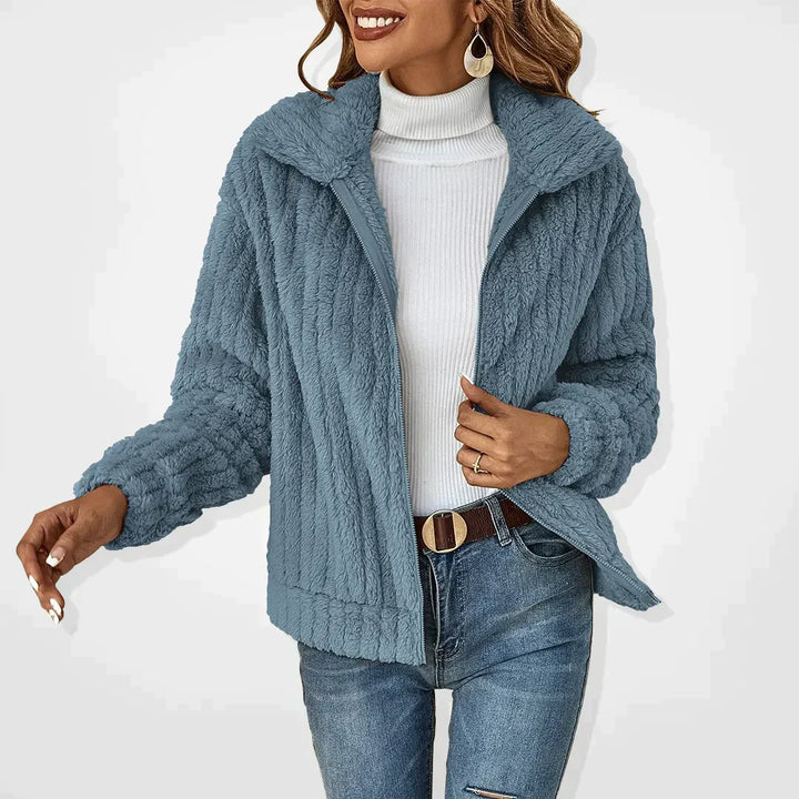 Mirla | Väst med Teddyfleece-Eva Jonsson