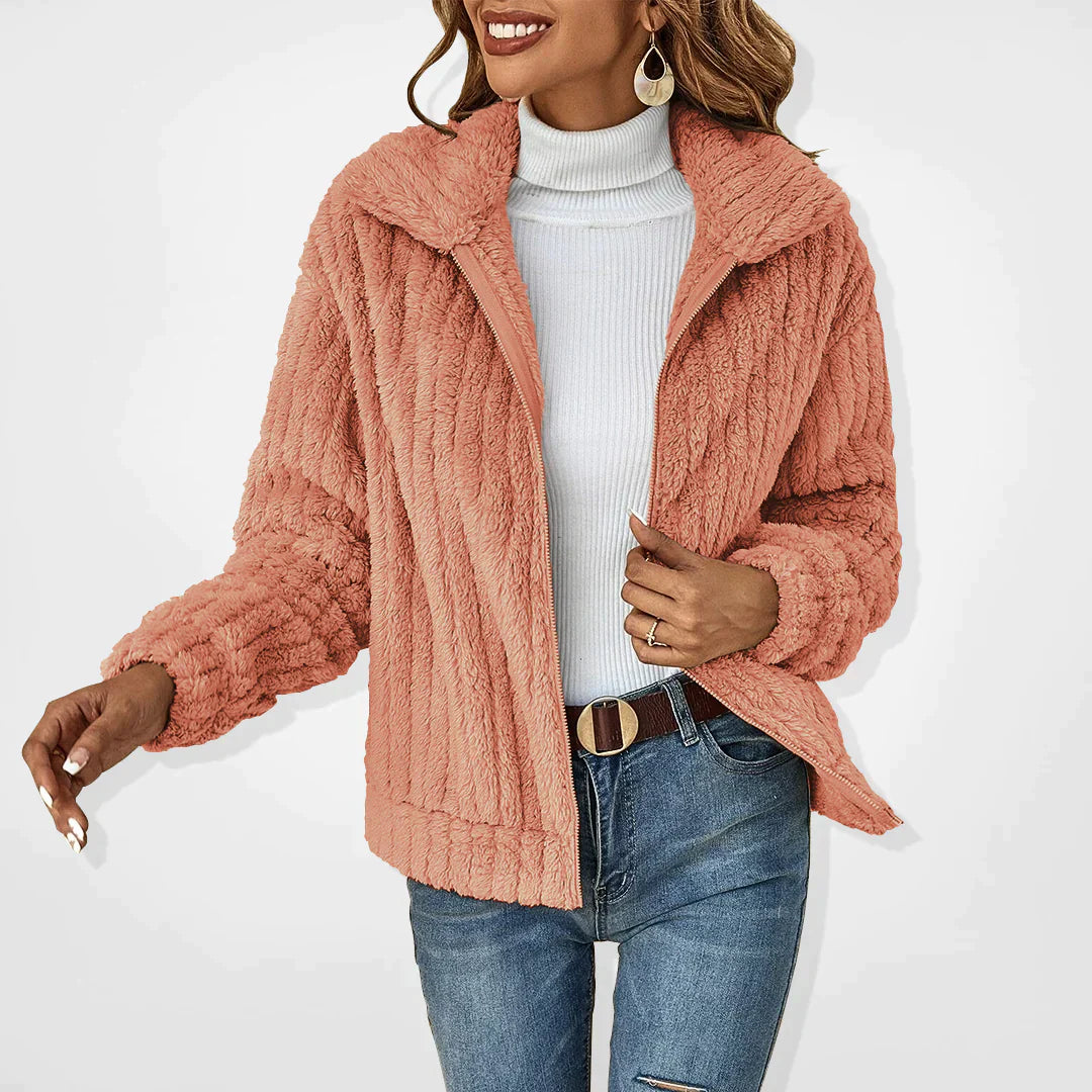 Mirla | Väst med Teddyfleece-Eva Jonsson