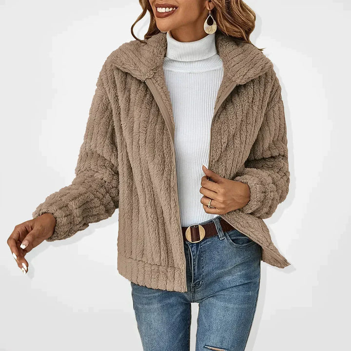 Mirla | Väst med Teddyfleece-Eva Jonsson