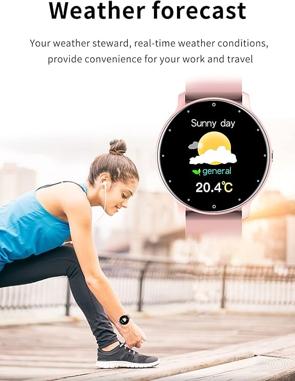 Mirla | Vattentät unisex smartklocka med fitness tracker och pulsmätare-Eva Jonsson