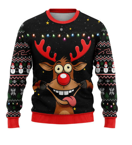 Eva Jonsson | Vintage Gaming Julstickad Tröja - Dam-Eva Jonsson