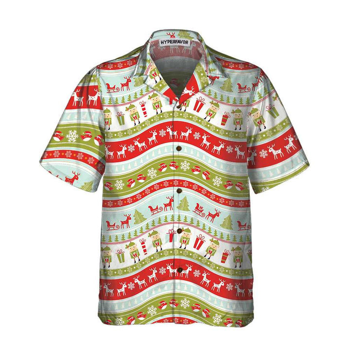 Mirla | Vintage Julälva Hawaiianskjorta Rolig Jultröja Bästa Julklappsidén-Eva Jonsson