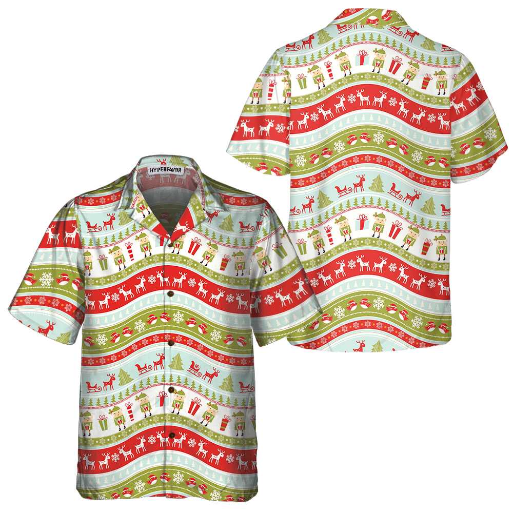 Mirla | Vintage Julälva Hawaiianskjorta Rolig Jultröja Bästa Julklappsidén-Eva Jonsson
