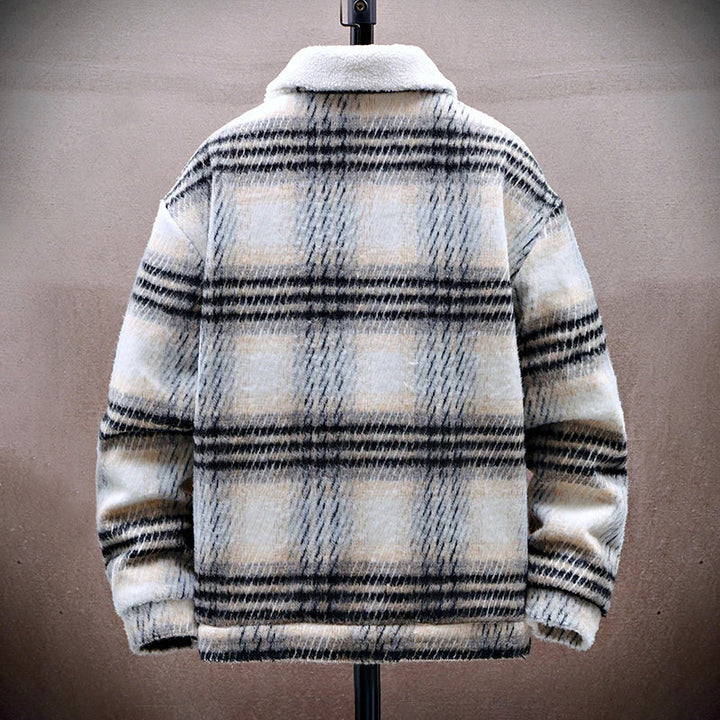 Mirla | Vinterrutig Jacka med Fleece-Inredning-Eva Jonsson