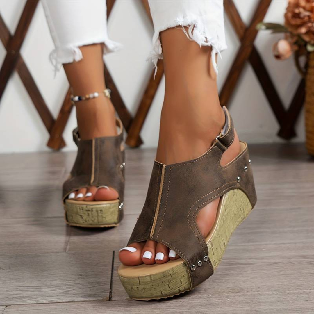 Mirla | Wedge Sandaler Stiliga sommarsandaler med komfort-Eva Jonsson