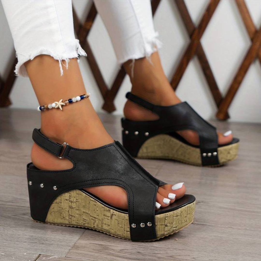 Mirla | Wedge Sandaler Stiliga sommarsandaler med komfort-Eva Jonsson