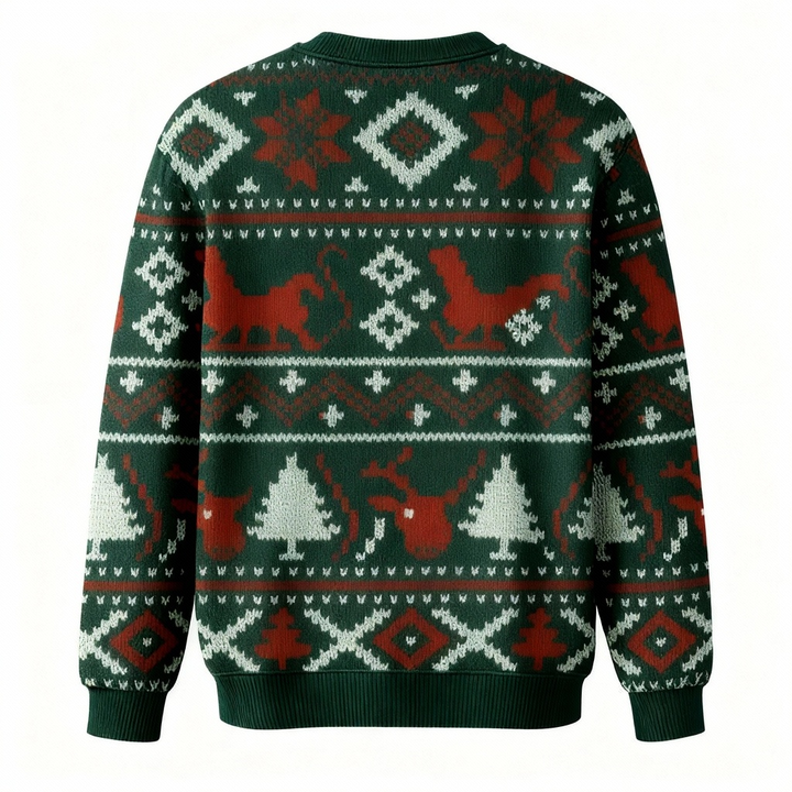 Eva Jonsson | Weichester Unisex Rolig Jultomte Jultröja - Ful Helg-Party-Tröja-Eva Jonsson