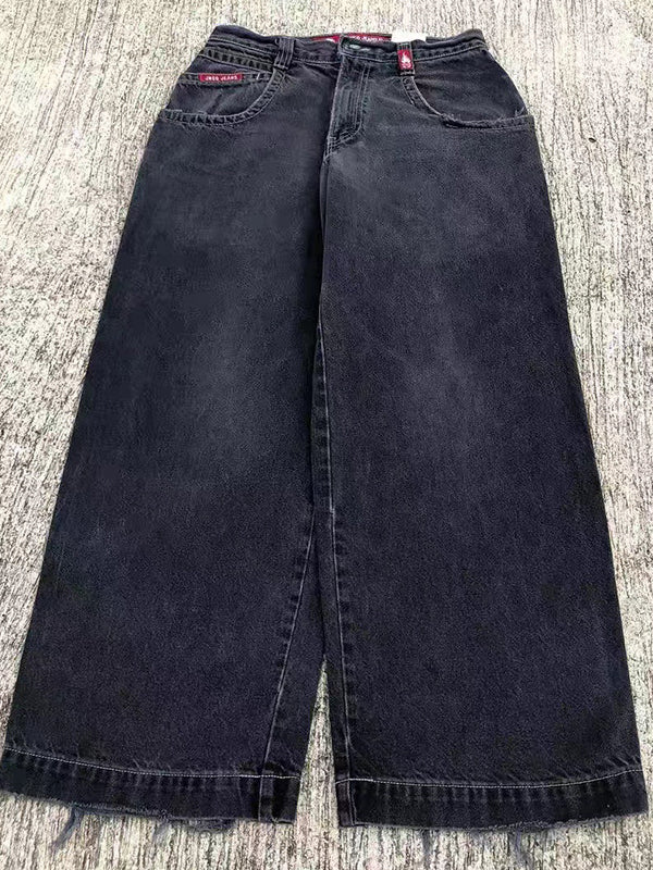 Mirla | Y2K Amerikansk Retro Hip Hop Boyfriend Jeans-Eva Jonsson