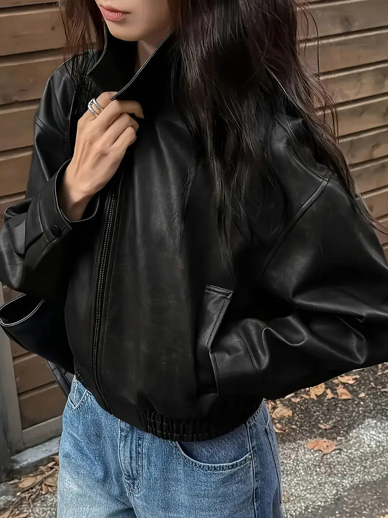 Eva Jonsson läderjacka för dam-Eva Jonsson