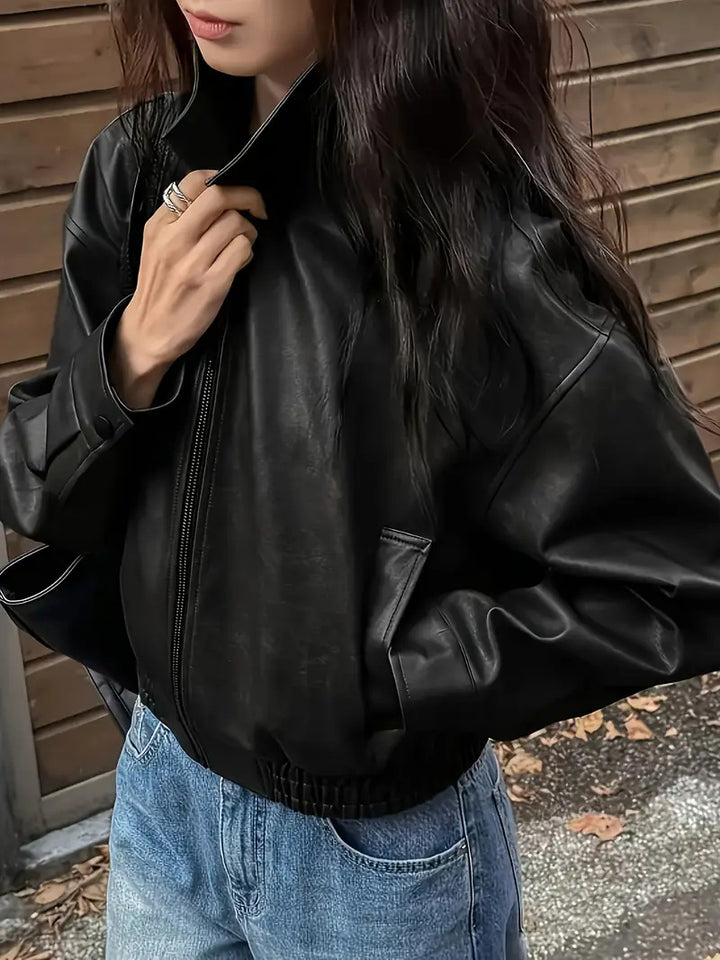Eva Jonsson läderjacka för dam-Eva Jonsson