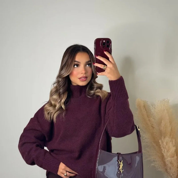 Femme Chunky Knit Rullkrage Tröja Mirla-Eva Jonsson