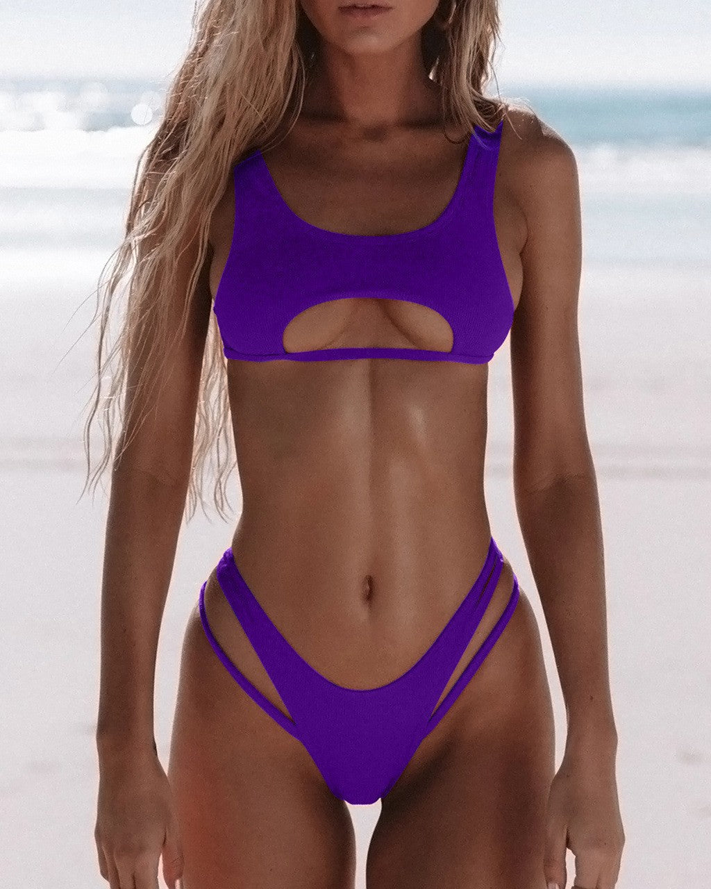 Femme Cut-Out Högmidjad Bikini Set Mirla-Eva Jonsson