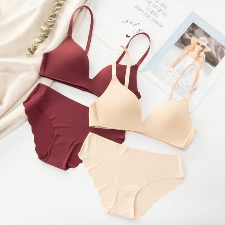 Fenna Seamless Lingerie Set | Bekväma trådlösa underkläder som passar perfekt-Eva Jonsson