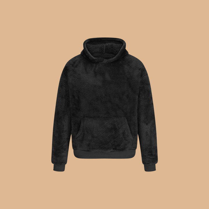 Fleece Hoodie | Mysig | Pullover | Vinter Hoodie | Hoodie för män-Eva Jonsson