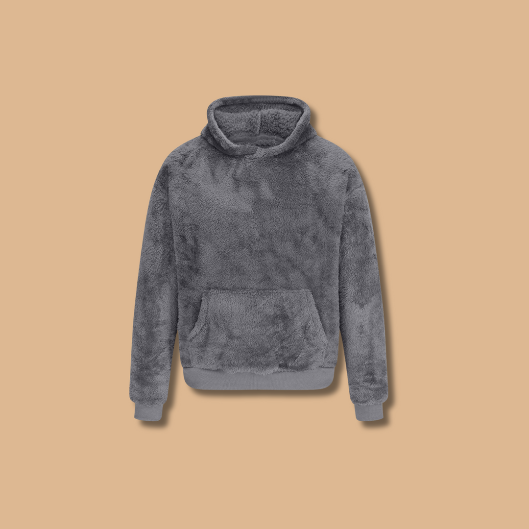 Fleece Hoodie | Mysig | Pullover | Vinter Hoodie | Hoodie för män-Eva Jonsson