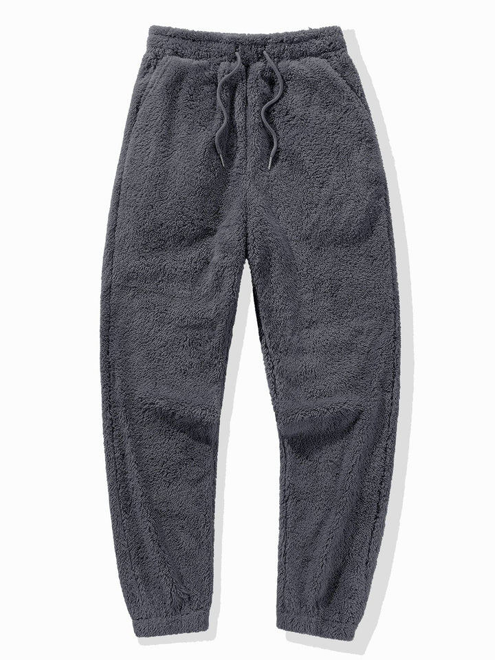 Fleece Loungewear - Bekväm - Fluffig - Hoodie och Sweatpants Set - Tvådelat Set-Eva Jonsson