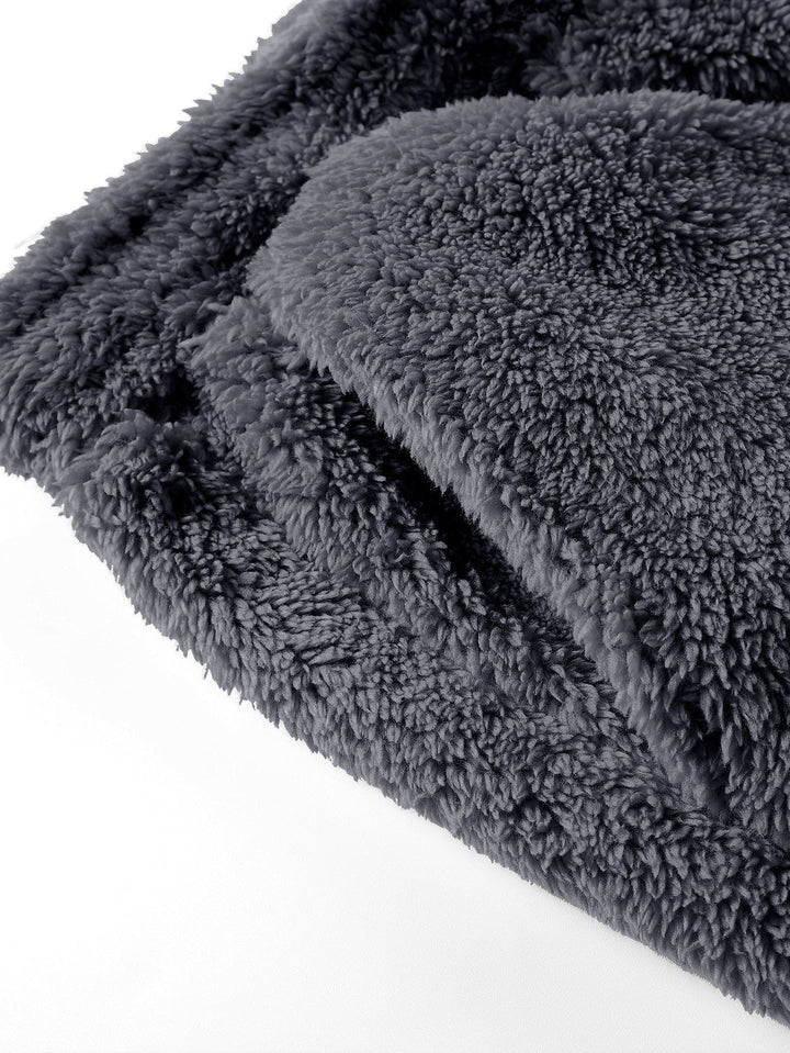 Fleece Loungewear - Bekväm - Fluffig - Hoodie och Sweatpants Set - Tvådelat Set-Eva Jonsson