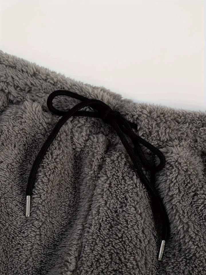 Fleece Loungewear - Komfortabelt tvådelat set med Teddy Hoodie och Sweatpants-Eva Jonsson