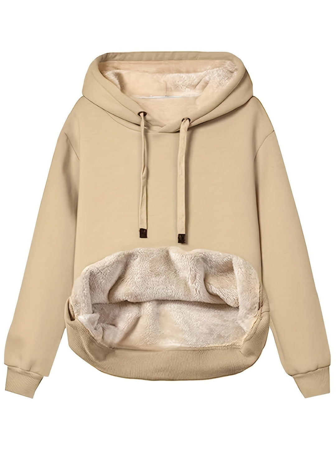 Fleece huvtröja | Varm | Vinter | Pullover Hoodie | Oversized Hoodie-Eva Jonsson